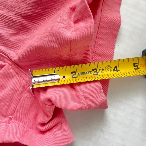 Dokotoo Size Med Pink Shortalls Casual Cotton Button Down Short Sleeve - Picture 8 of 8